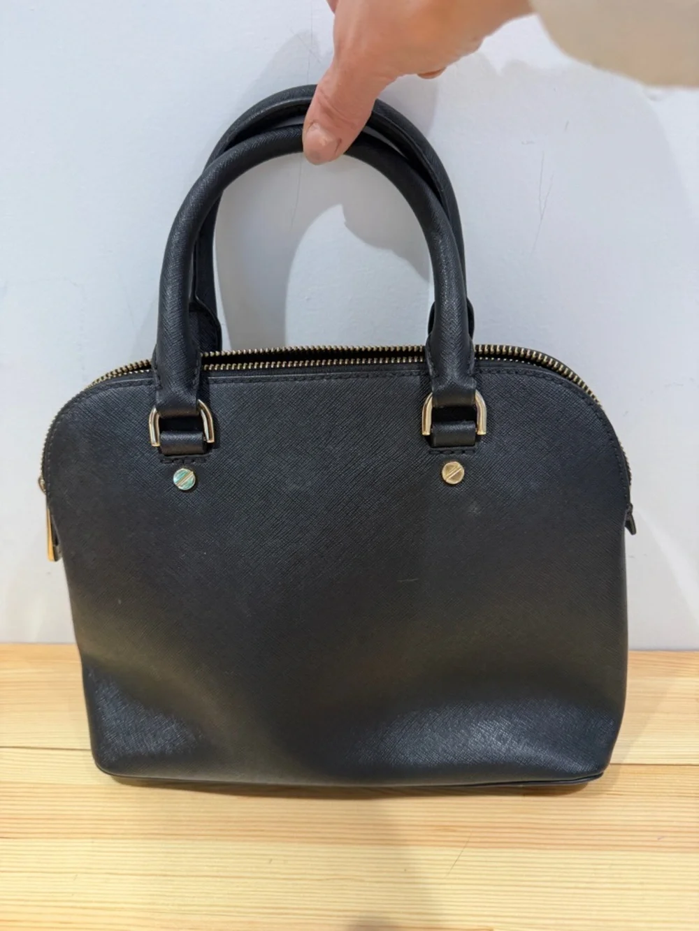 Michael Kors Cindy Large Dome Satchel - Saffiano & Patent